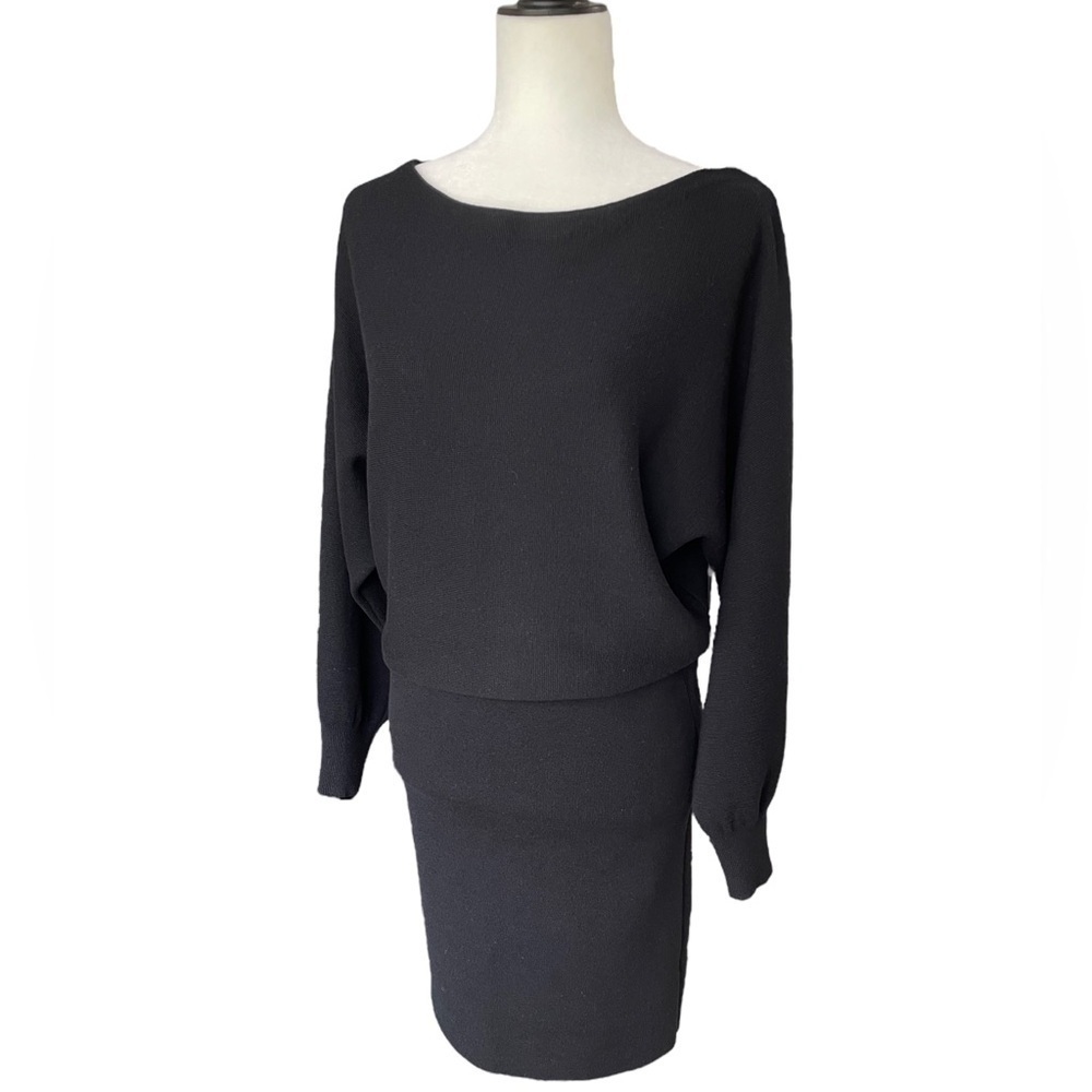 J.Crew (Spring 2019) Wool-blend Black Knit Dress